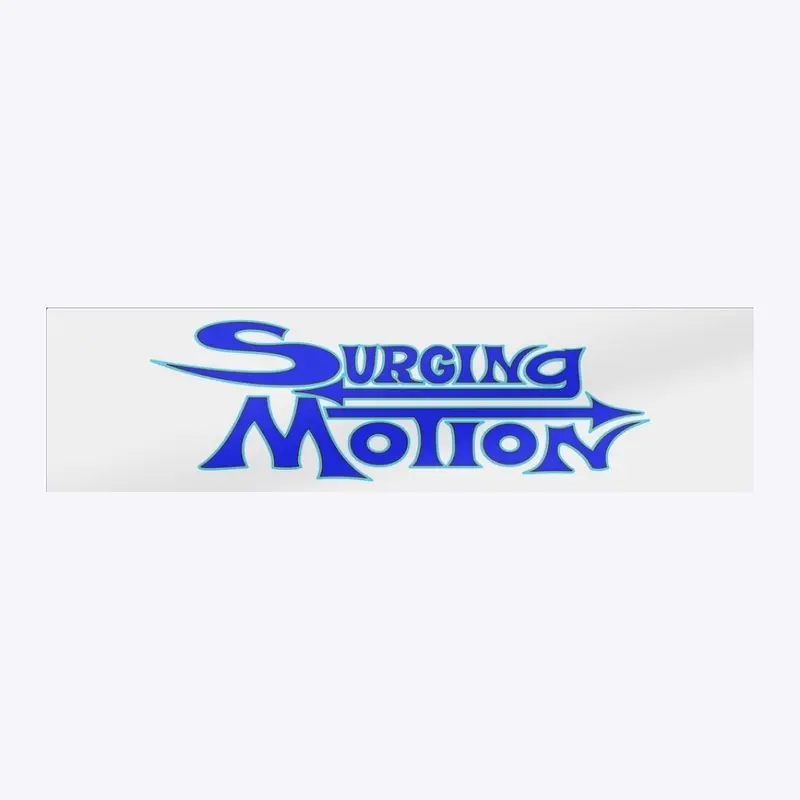 Surging Motion Bumper Sticker